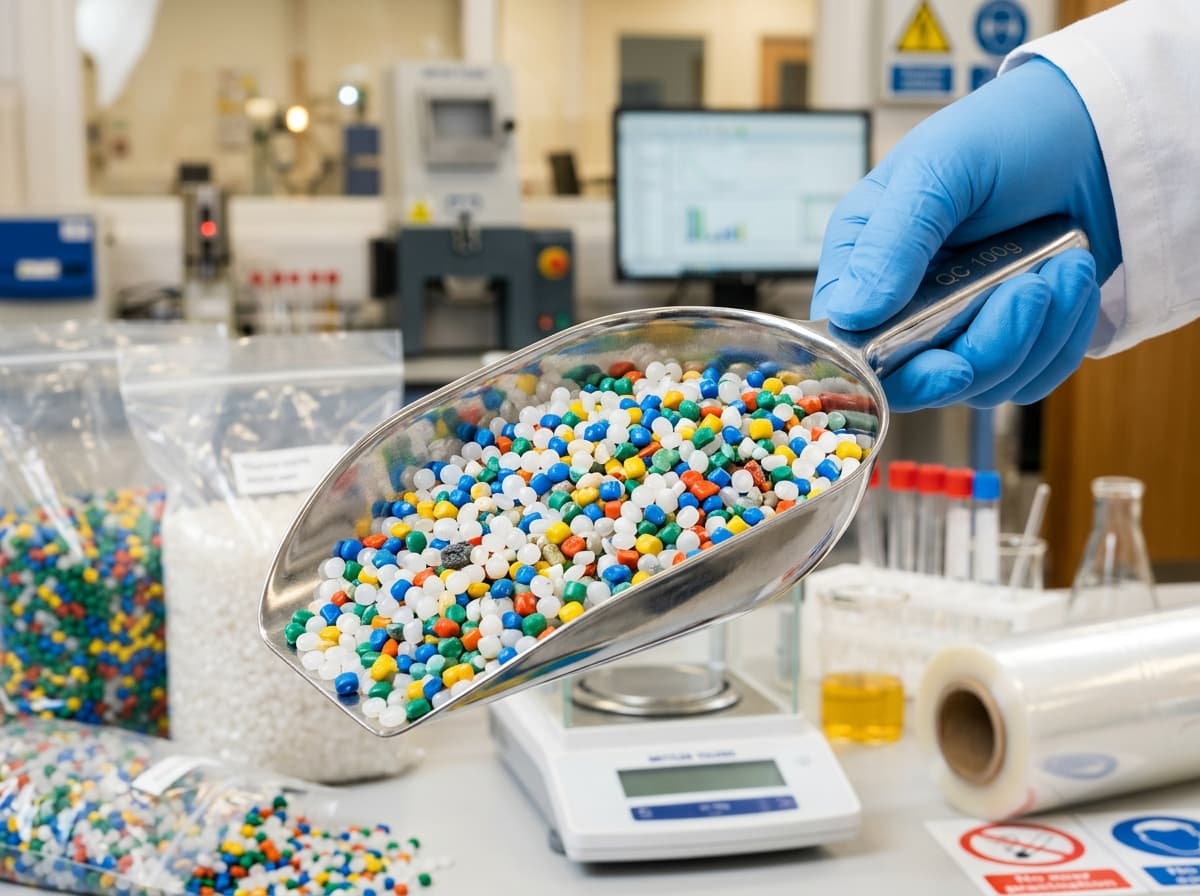 High-quality recycled plastic pellets for secondary manufacturing